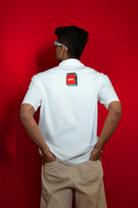 MATCH BOX WHITE SHIRT